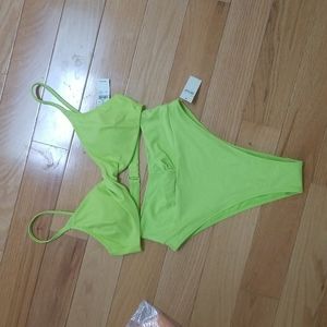 Aerie Twist Bikini bathing suit set